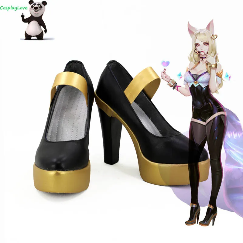 

CosplayLove Game LOL KDA Cosplay KDA the Nine-Tailed Fox Ahri Cosplay Shoes Boots For Halloween Christmas