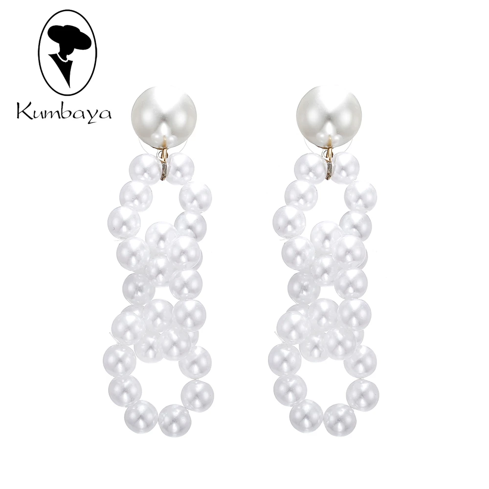 Free Shipping Korean Pearls Drop Earrings Bright Pearls Dropping Women Jewelry Accessories Statements Top-rated Jewelry E18623