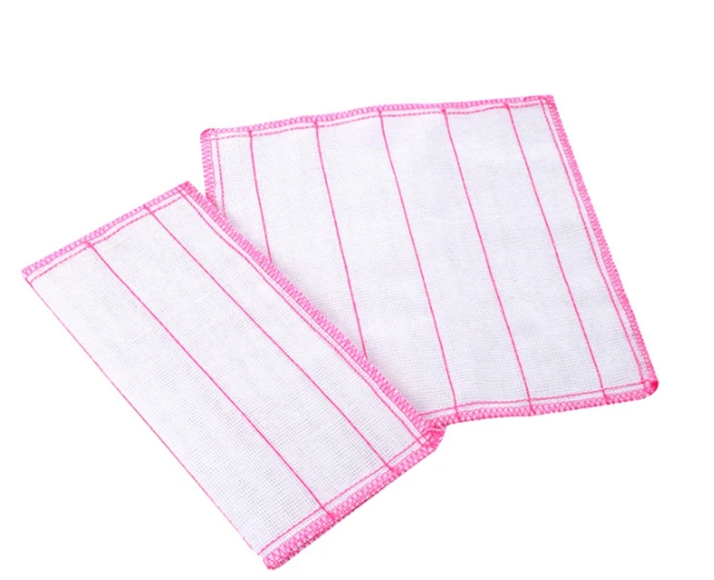 

200pcs/lot 28*28cm 5 layeres Dish bowl Washing Cloths Dishcloths Rags Towel Fiber Home Car Cleaning cloth Kitchen tool