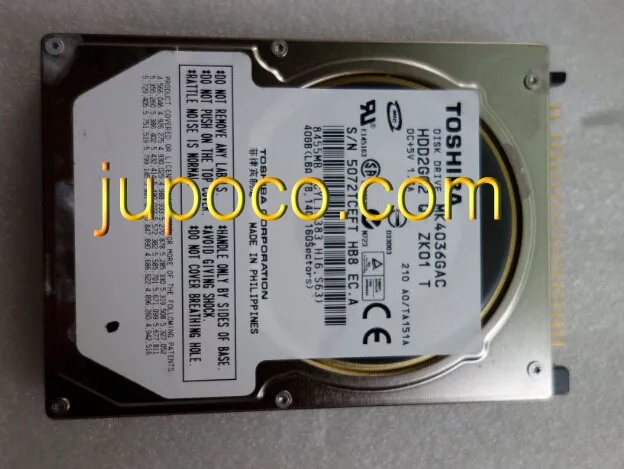 

MK4036GAC MK4036GACE DISK DRIVE HDD2E02 2G02 DC+5V 1.3A/1.1A 40GB 8455MB FOR car HDD navi