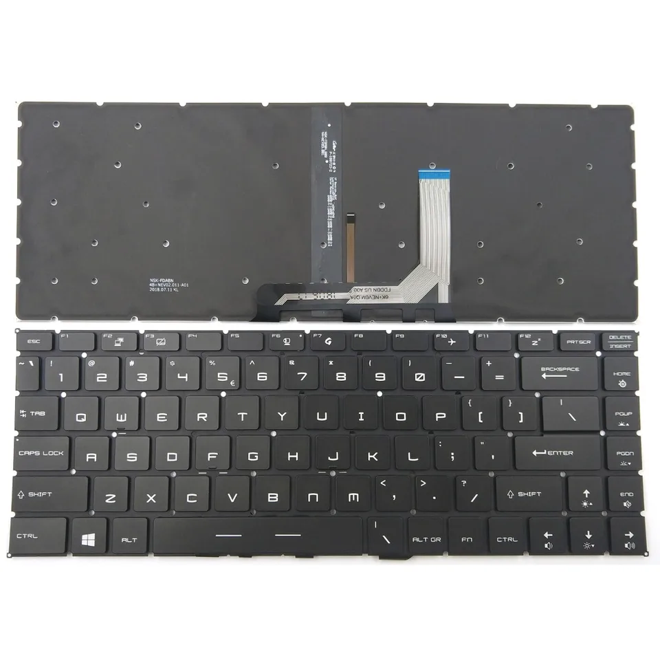 New Laptop Keyboard for MSI GS65 GS65 Stealth 8SE 8SF 8SG Thin 8RE