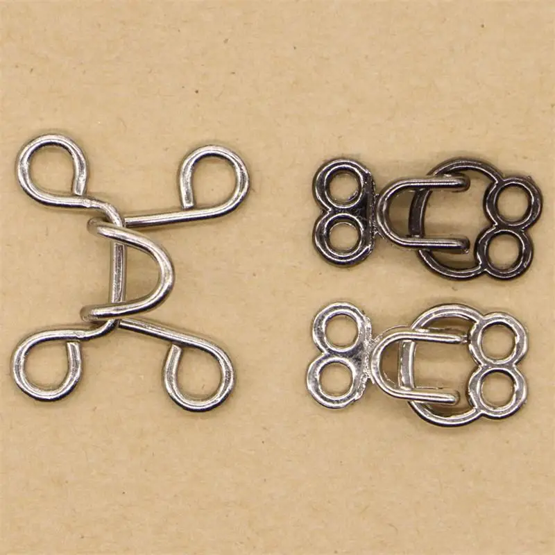 Metal collar hook wind deduction of the buckle buttoned buckle invisible buckle underwear buttons DIY accessories wind