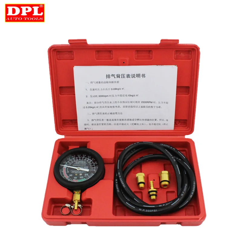 Professional Exhaust System Diagnostic Tool Exhaust Back Pressure Tester