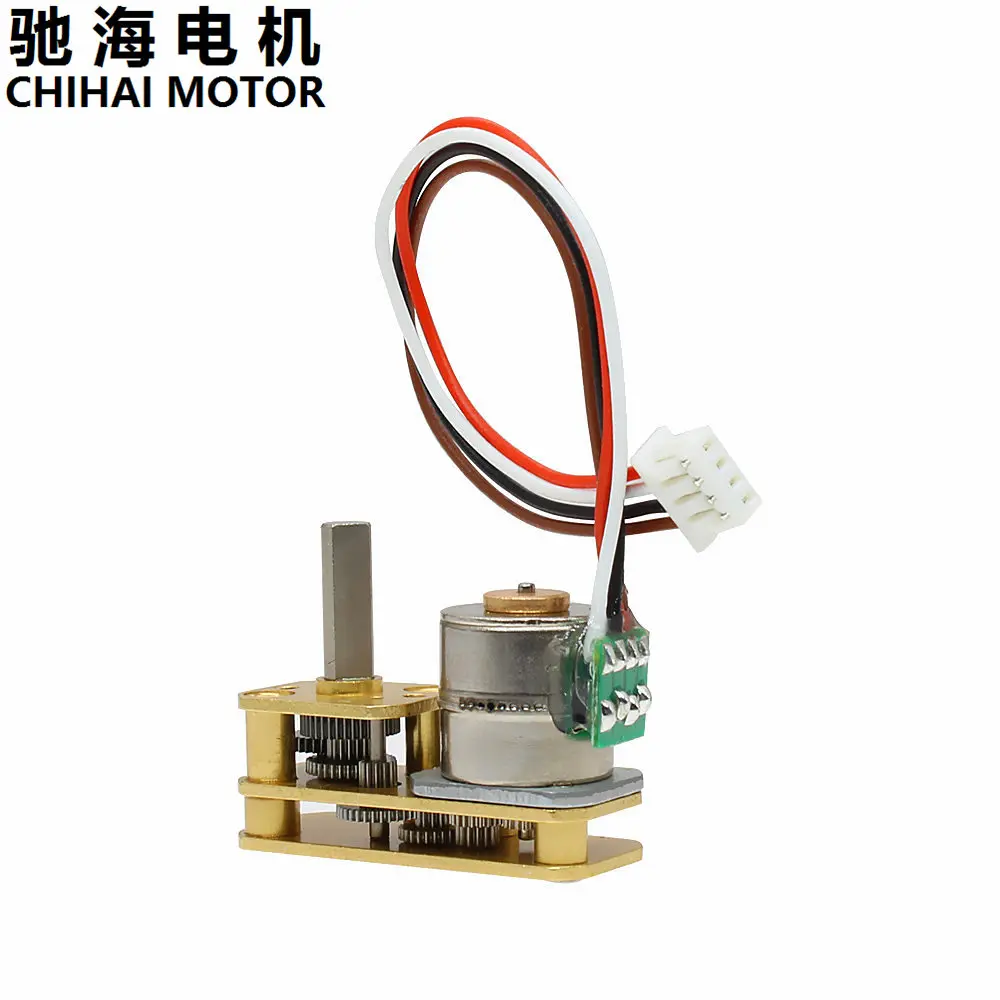 CHS-GM1024-10BY 2 phase 4 wire Stepper Gear Motor 39 Ohm DC 5.0V Intelligent Pan Head Instrument Robot Motor