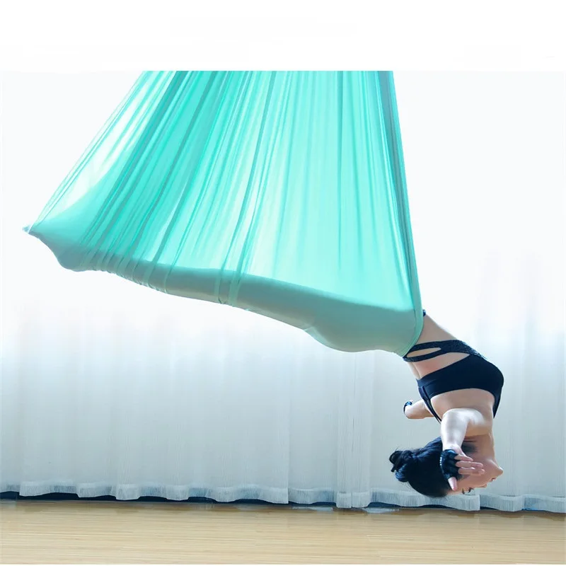 1 meters Tailored length Yoga hammock swing fabric Aerial Traction Flight Anti-gravity Length customization yoga belt  yoga hall