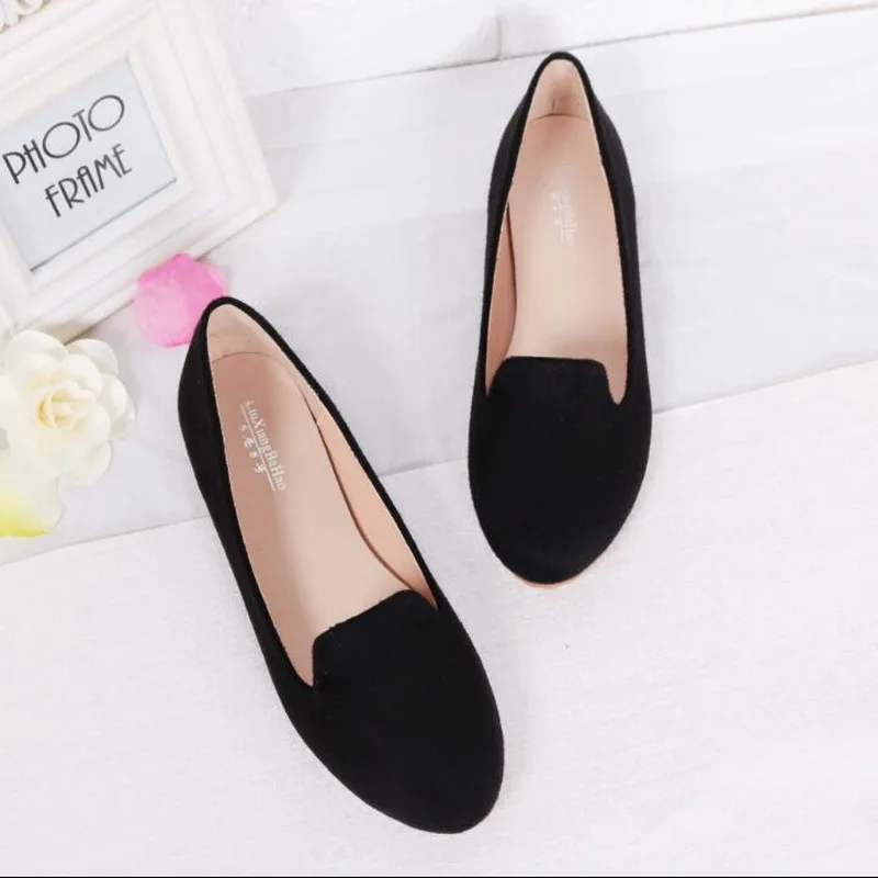 

Women Flat Shoes Spring Summer Ballet Flats Shoes Slip on Women Moccains Casual Loafers Shallow Boat shoes size 31-44