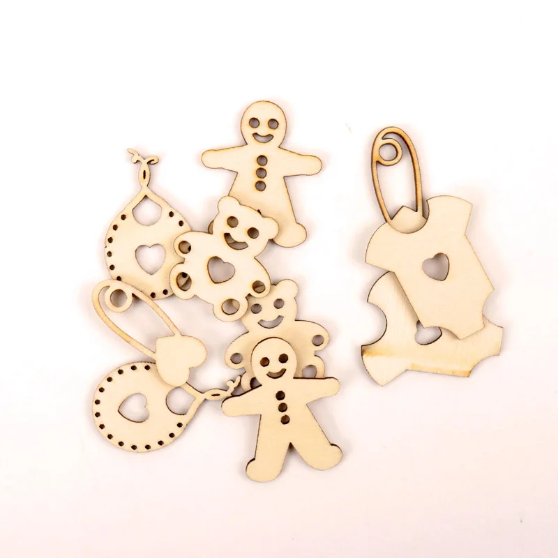 

Коллекция деревянных аксессуаров для скрапбукинга, 38-45 мм, 10 шт., MZ221, детский передник