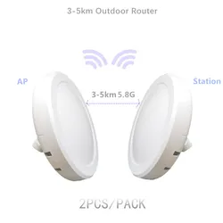 9344 9331 3-5km 10/100M Chipset WIFI Router WIFI Repeater CPE Long Range 300Mbps5.8G Outdoor AP Bridge Client Router repeater