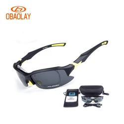 OBAOLAY 편광 자전거 안경, MTB 선글라스, UV400 사이클링 안경, 여성 자전거 고글 스포츠 안경