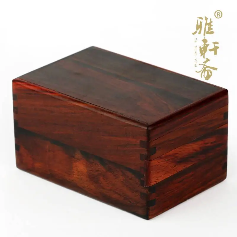 High-grade mahogany box jade jade bracelet bracelet agate rings rosewood wood antique jewelry box office