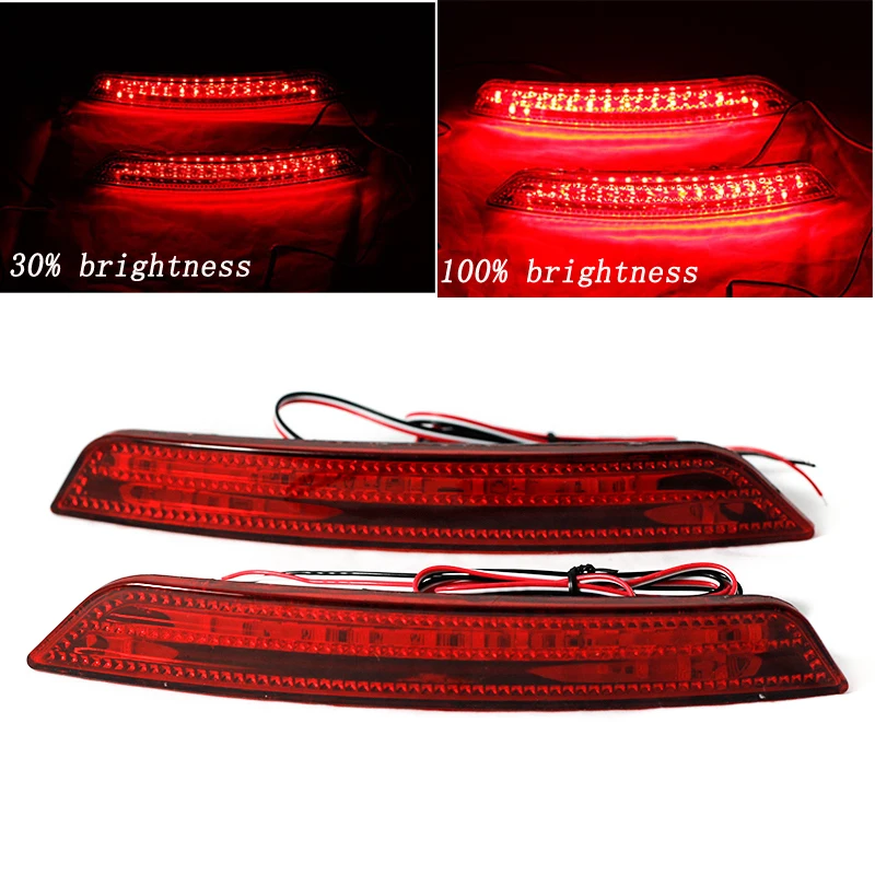 2PCS LED Tail Brake Stop Rear Bumper Reflector Light For Ford Mondeo Sedan 2007 2008 2009 2010 Turn Signal Fog Lamp High Quality