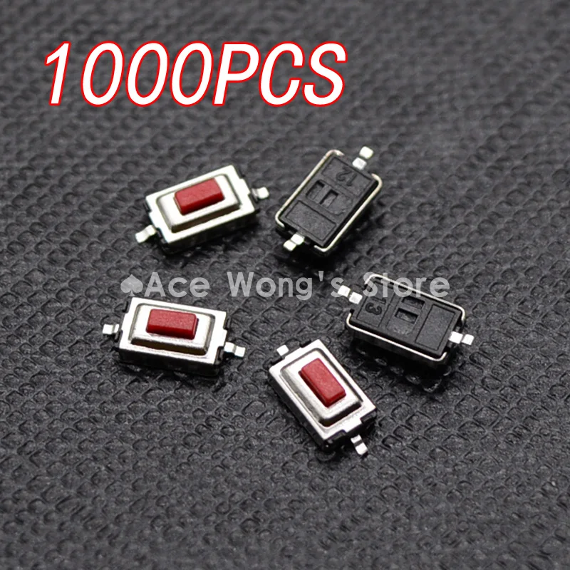 1000PCS/Lot 3*6*2.5MM 3X6X2.5MM Tactile Tact Push Red Button Micro Switch Momentary