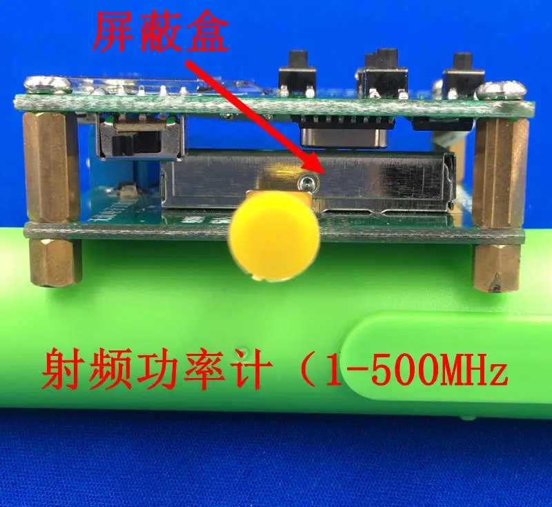 RF power meter 1MHZ-8000MHZ OLED display RF power attenuation value digital meter 8GMZ 3GHZ+ Sofware 10W 30DB Attenuator new