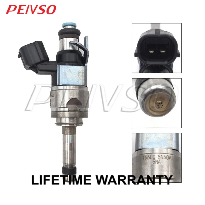 PEIVSO 1/4pcs 16600-5NA0A Fuel Injector For Nissan Infiniti QX50 2018 Car Engine Parts 166005NA0A