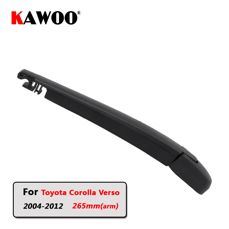 KAWOO Car Rear Wiper Blade Blades Back Window Wipers Arm For Toyota Corolla Verso Hatchback (2004-2012) 265mm Windscreen Blade