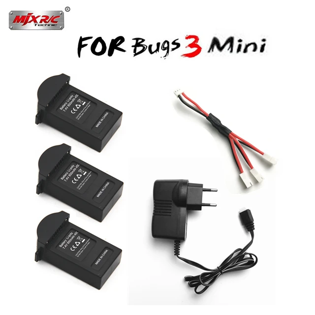 MJX B3 MINI 7.4V 850 Mah 45C Battery For MJX Bugs 3 MINI RC Helicopter  MJX B3 MINI RC Helicopter Spare parts Battery