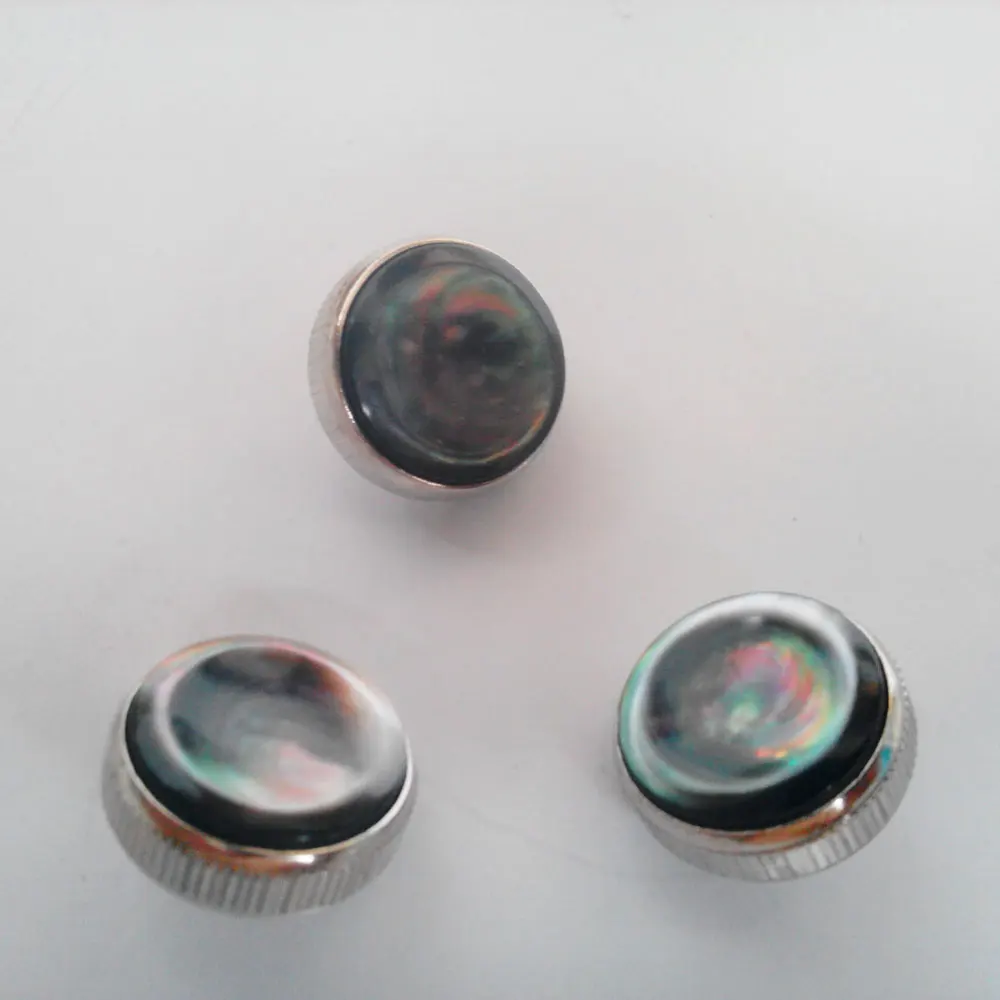 

Трубный клапан, кнопки на палец, инкрустация, настоящий перламутр, никелированная латунь, запасные части для инструментов