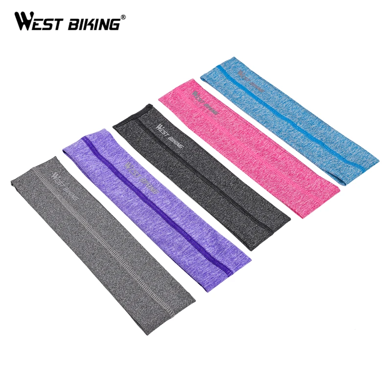 WEST BIKING Elastic Sweatband Sports Gym Hair Band Anti-Slip Breathable Women Men Basketball Fitness Volleyball Yoga Headband