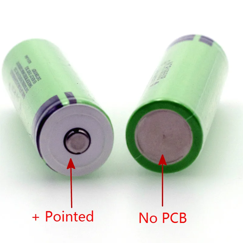 VariCore 18650 3400mAh Battery NCR18650B With Original 3.7V Suitable for Flashlights Plus Pointed no Protection