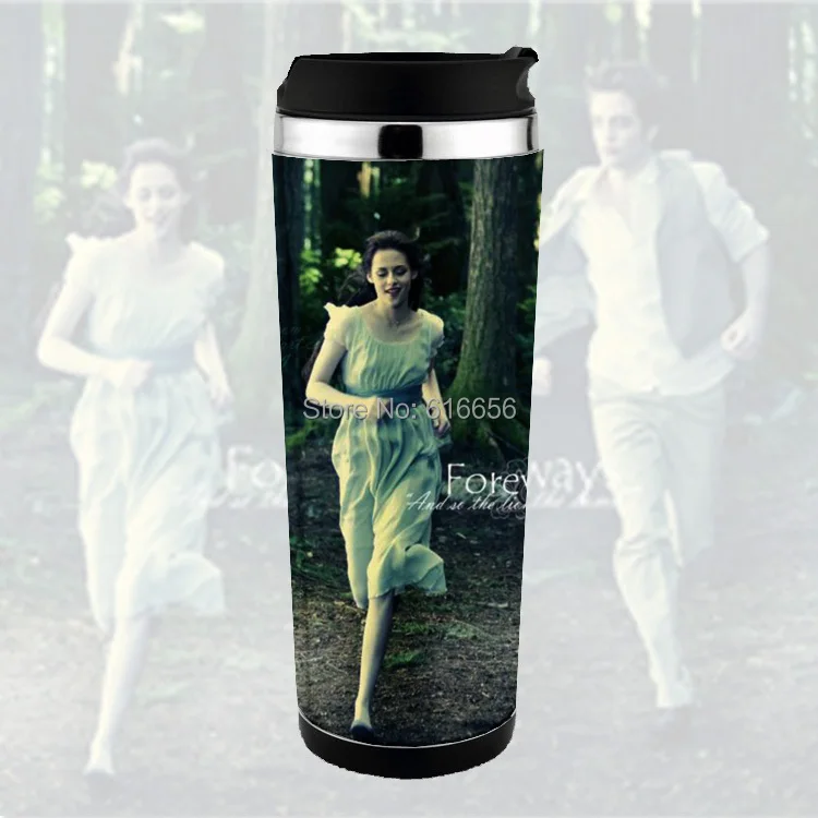 Free Shiping The Twilight Saga Travel Mug  Adversing Mug Easy For DIY ,Can Design  Mug For Gift ,  New Cap Easy For Drink