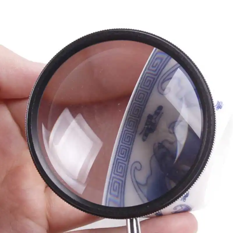 35 Tims 60 مللي متر المعادن جيب عدسة تكبير يدوية للمجوهرات نظارات للقراءة العدسة ألعاب أطفال عدسة مكبرة 35X لوبا #6