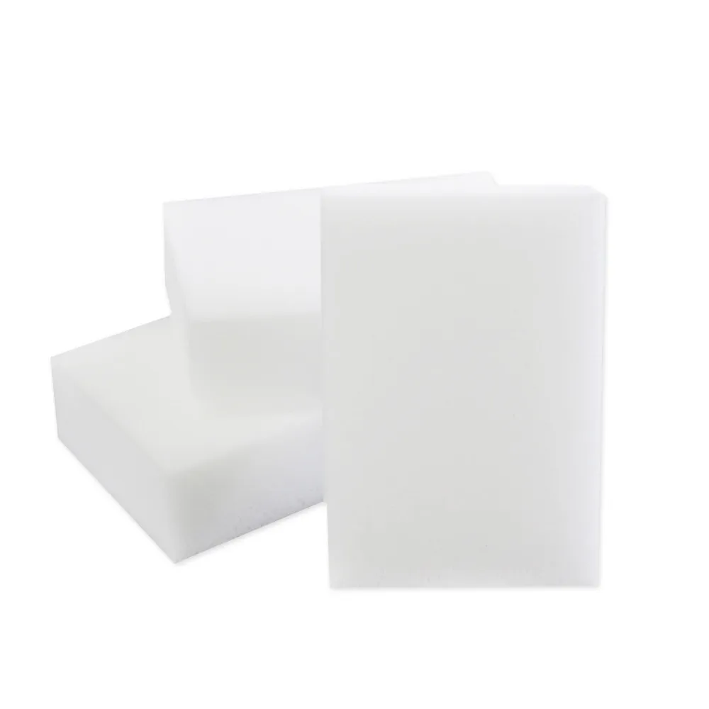 MeyJig 50pcs 100*70*30mm White Magic Melamine Sponge Eraser for Kitchen Office Bathroom Clean Accessory/Dish Cleaning Nano