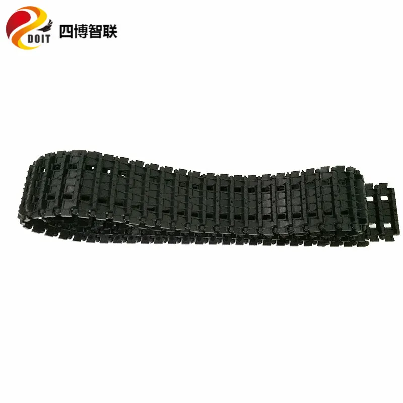 SZDOIT 92 cm TC-03 Schokabsorptie Techniek Plastic Track Crawler voor Smart RC Robot Tank chassis Vrij Verwijderbare DIY