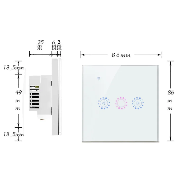 Wireless home automation eWelink App control WiFi LED dimmer switch light switch dimmer compatible with Alexa Google home