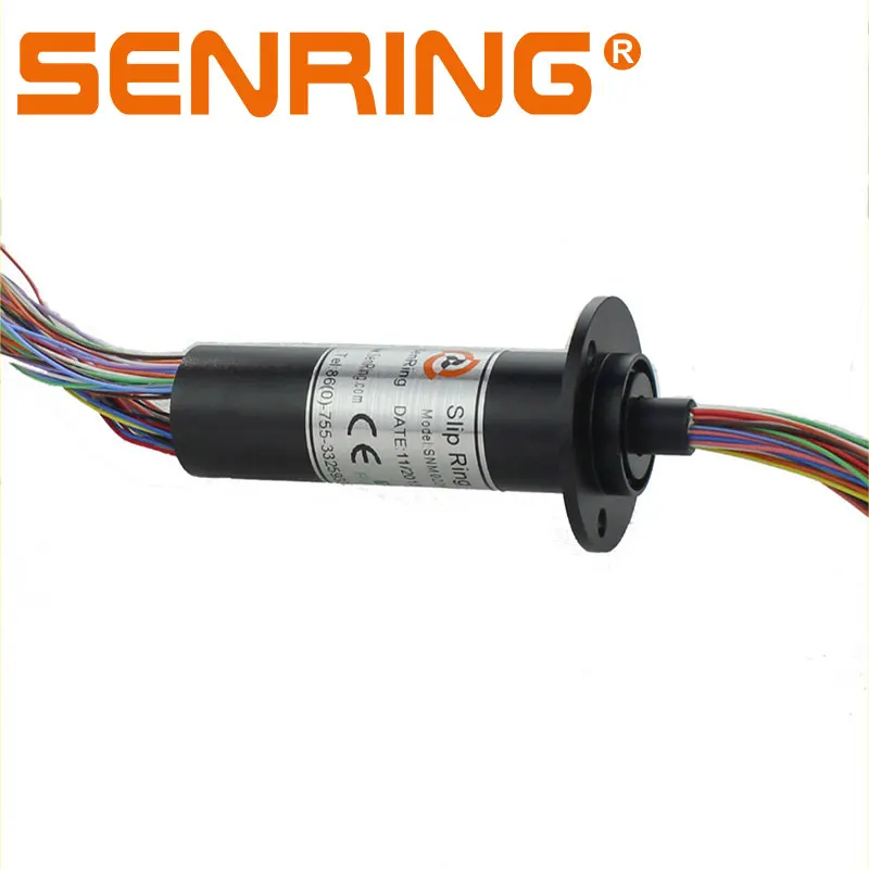 

Mini Electrical Capsule Slip Ring Cap Sliprings Dia. 25mm with 56 Circuits with 2A Signals Current Transmission Rotary Union