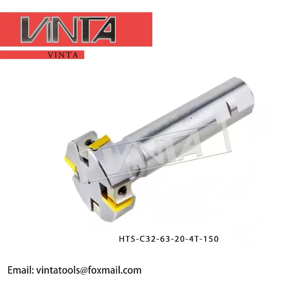 

HTS-C32-63-20-4T-150/HTS-C32-80-20-6T-150 three-sided milling cutter cutter grooving cutter T-slot CNC milling cutter