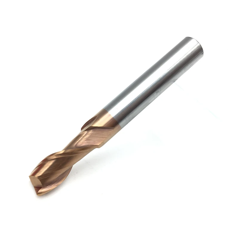 End Mill 10 mét dài 75 mét 100 mét 2 Flute HRC60 Rắn Carbide Xoắn Ốc Phẳng Nhà Máy Cuối Cùng Khía Profiling mặt Phay Cutter đối với Thép