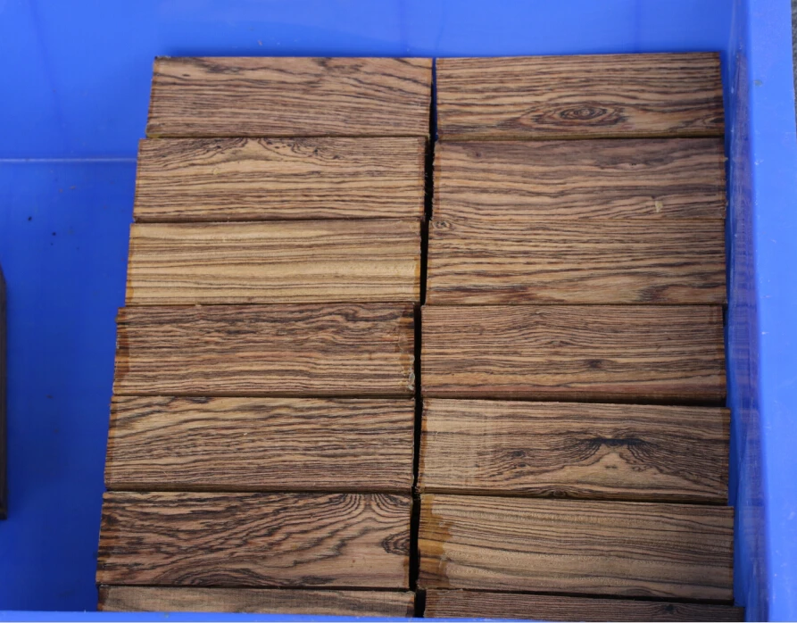 Knife handle blanks Mexico Bocote 120x40x30mm wood pistol grip knife handle\'s material