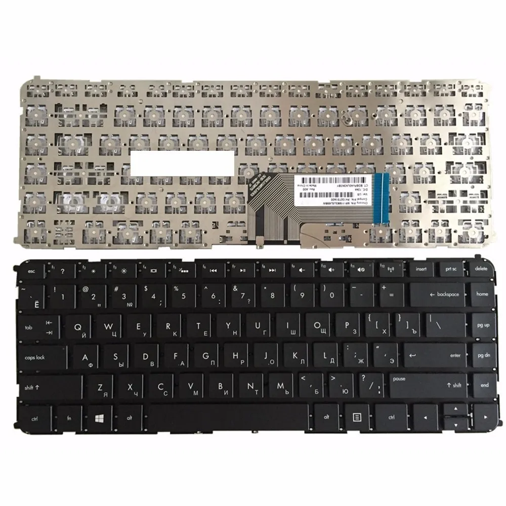 

RU Black New Laptop Keyboard FOR HP Envy4 1004TX 1004 1008 1040 1128 1000 1247 Russian Without Frame