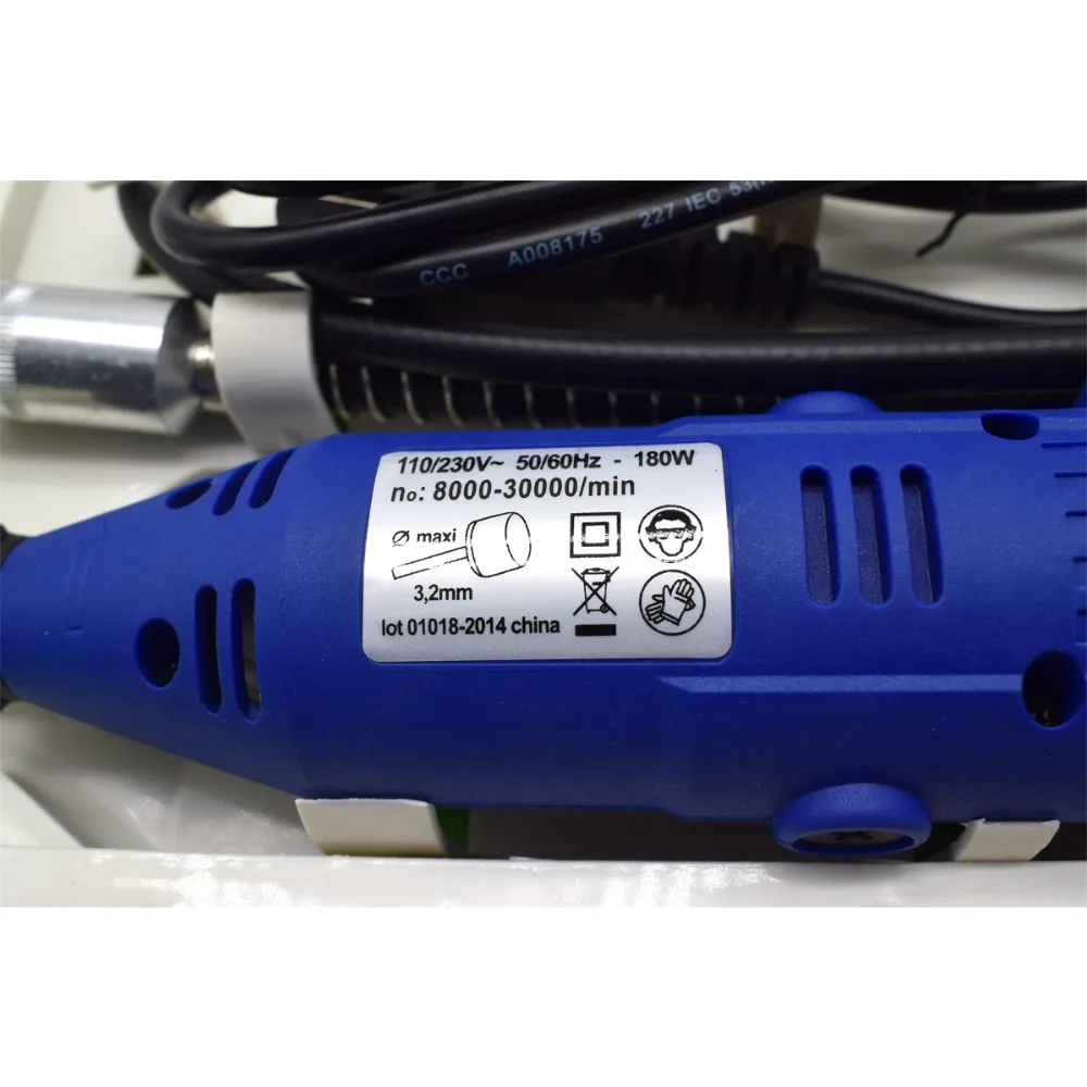 161PCS Electric Grinder Rotary Tool Accessory 180W Mini Drill Jewelry Engraver