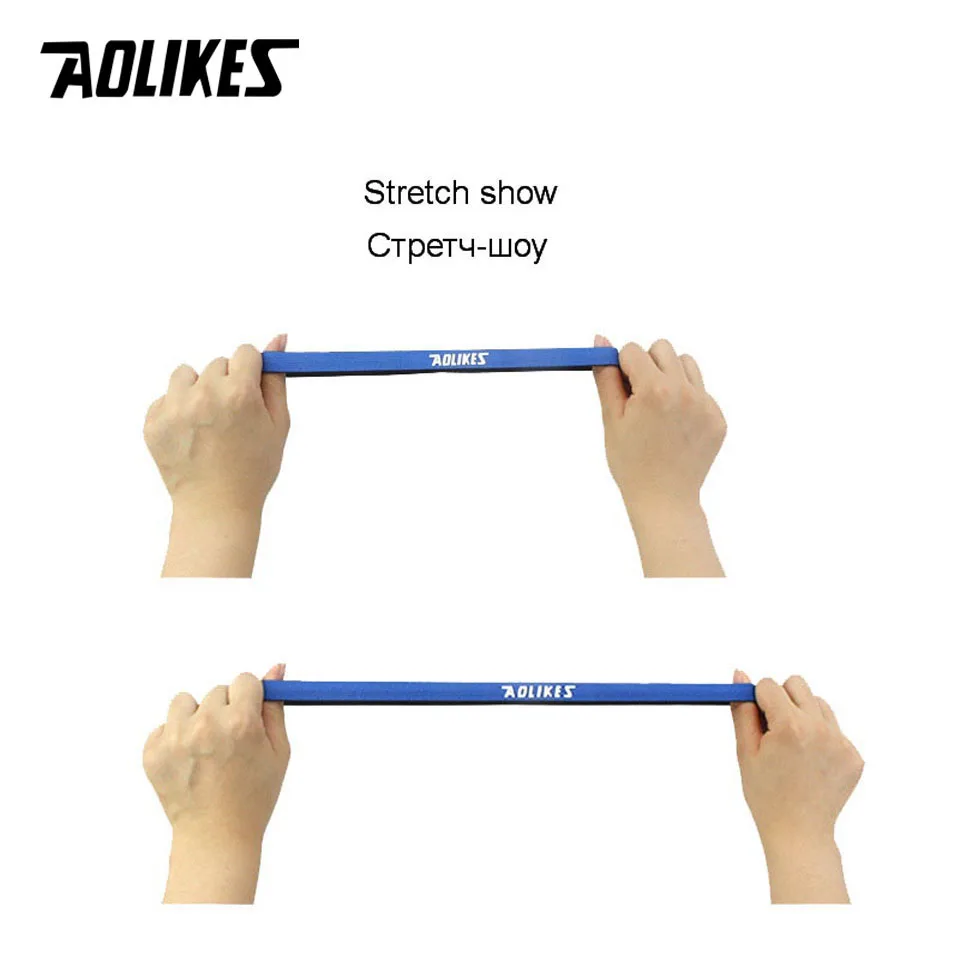 AOLIKES 1PCS Nylon Elastic Head Sweatband Non-slip For Men Women Yoga Hair Bands Running Sweat Bands Fitness Headband