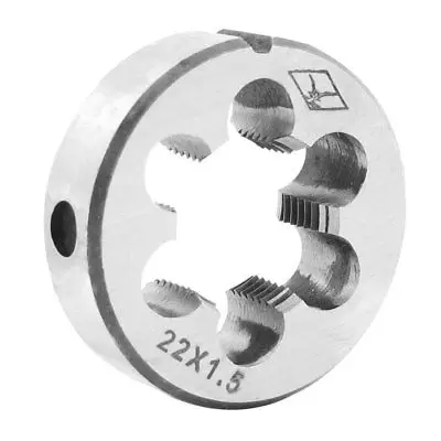 

HSS M22 x 1.5 Thread Metric Split Round Adjustable Die