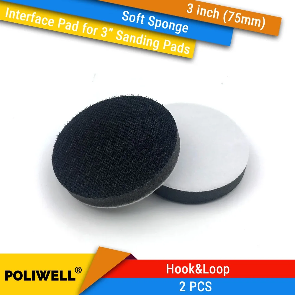 2PCS 3 Inch(75mm) Soft Sponge Interface Pads for 3\