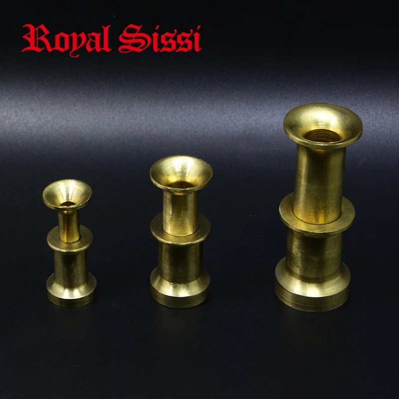 Royal Sissi 3sizes hefty brass hair stacker well-appointed fly tying brass stacker for calf body hair& calf tail stacker tools