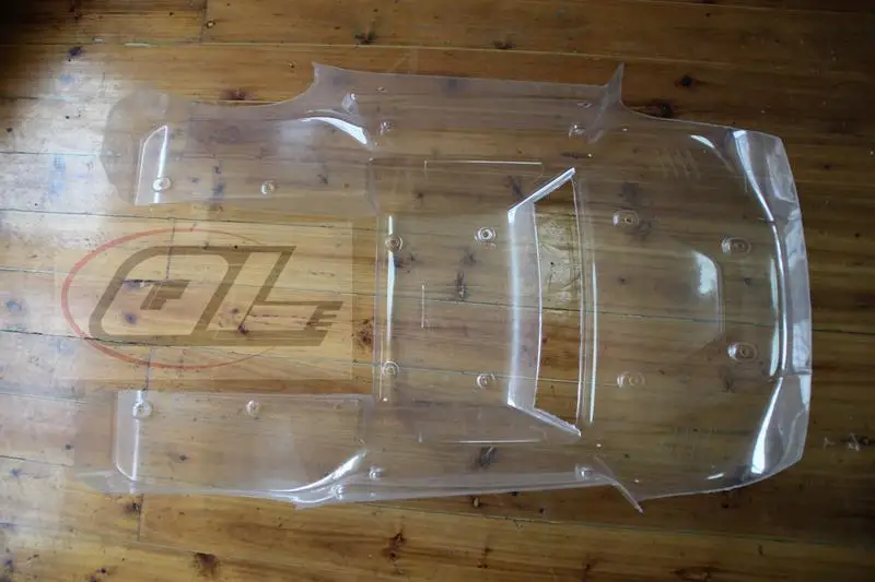 Fully transparent car shell kit for 1/5 LOSI 5IVE-T ROVAN LT KM X2 DTT