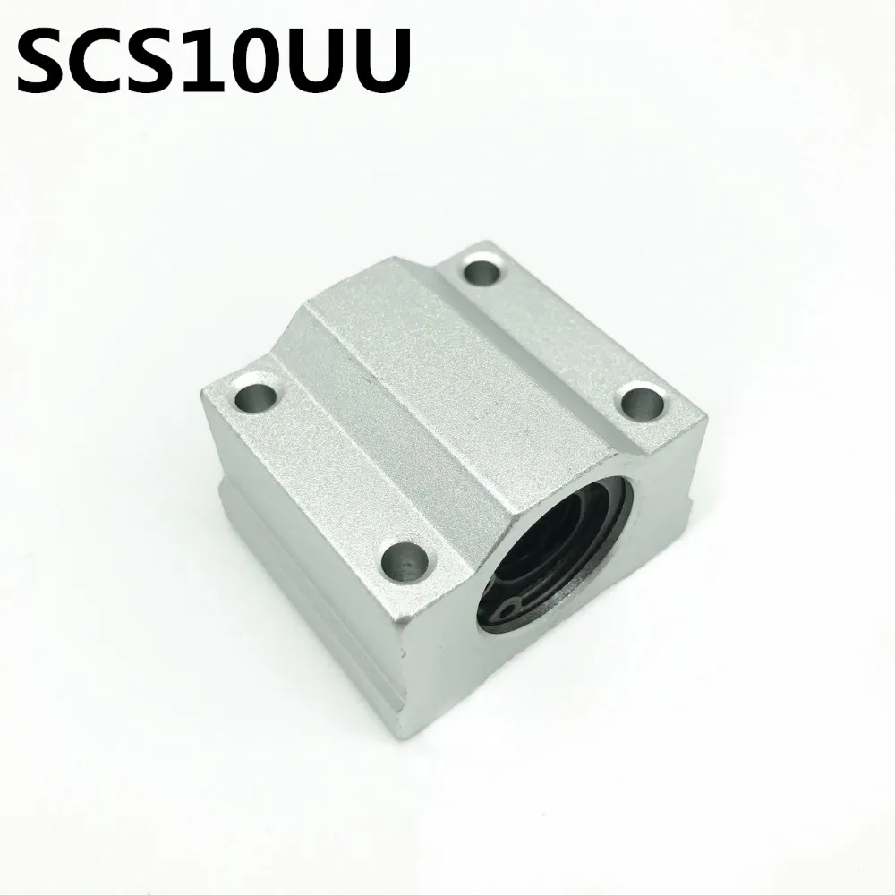 SC10UU SCS10UU 10mm Slide Unit Block Bearing Steel Linear Motion Ball Bearing Slide Bushing Shaft