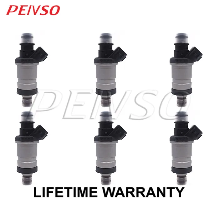 

PEIVSO 6pcs 06164-P2J-000 Fuel Injector For HONDA&ACURA ACCORD / CL / RL / TL 3.0L 3.2L 3.5L V6