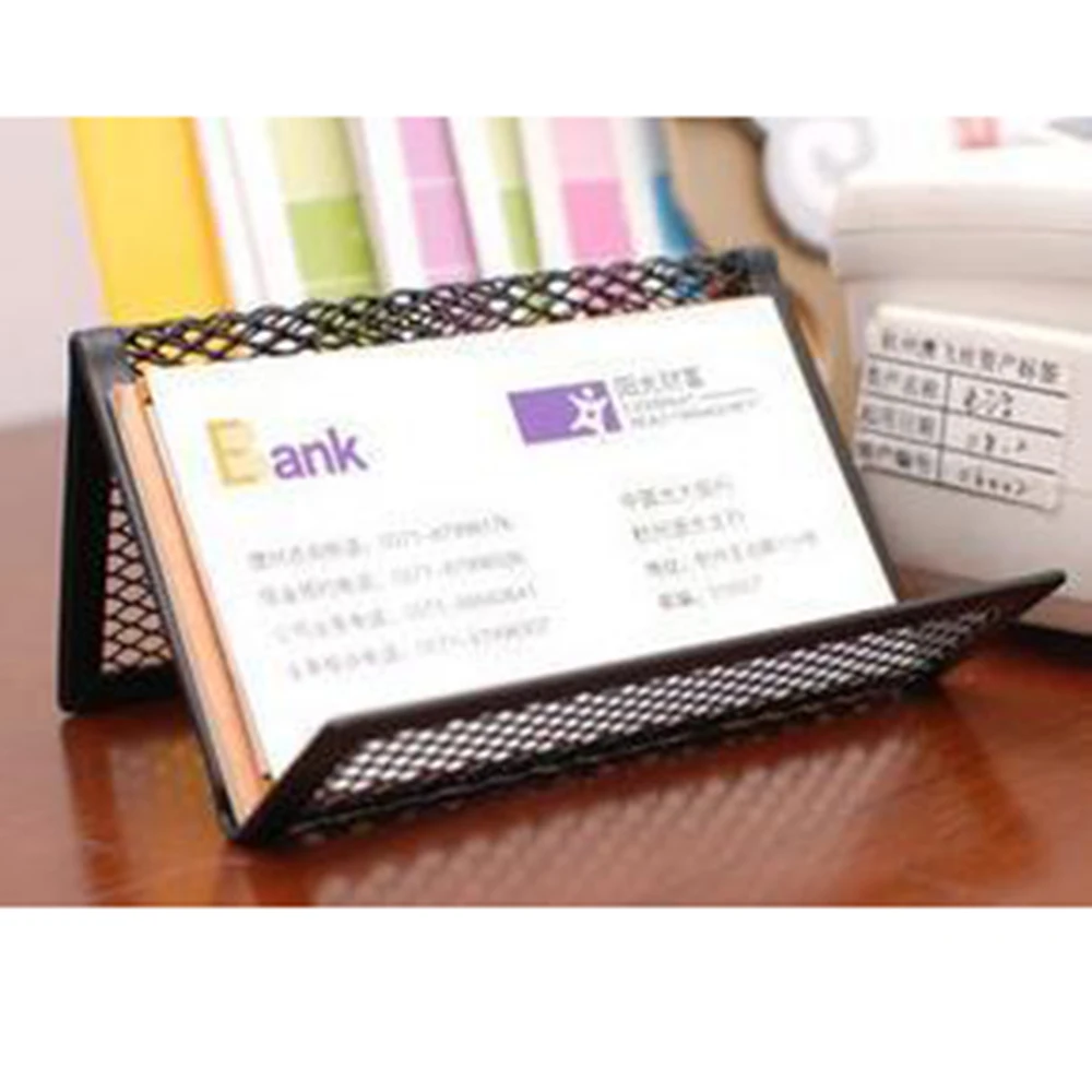 Desk office supplies barbed wire name card planes household goods rust - proof card holder card box