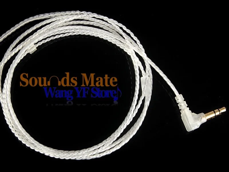 Посеребренный 6N OFC кабель для аудио техники ATH IM04 IM03 IM02 IM01 IM50 IM70 наушники 4 цвета на выбор