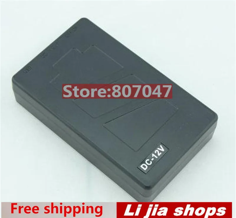 DC-12180 Portable DC 12V 1800mah Rechargeable Li-ion Lithium Battery for CCTV camera