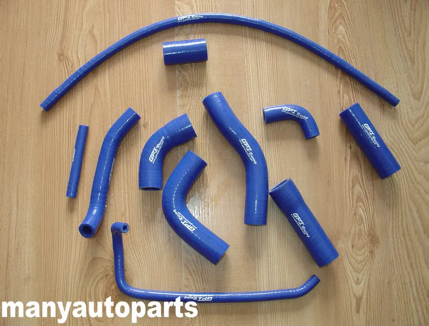 Pour YAMAHA YZF R6 kits de tuyaux de radiateur en silicone 2006 2007 06 07 bleu