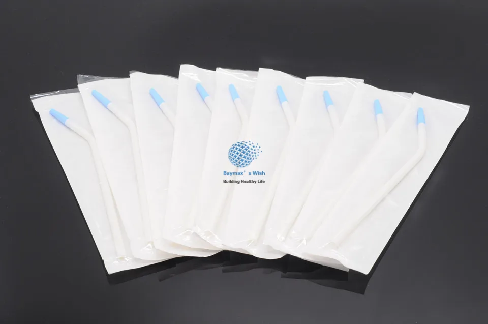 

100PCS Disposable Dental Surgical Suction Tips Suction Tube Long Slim type