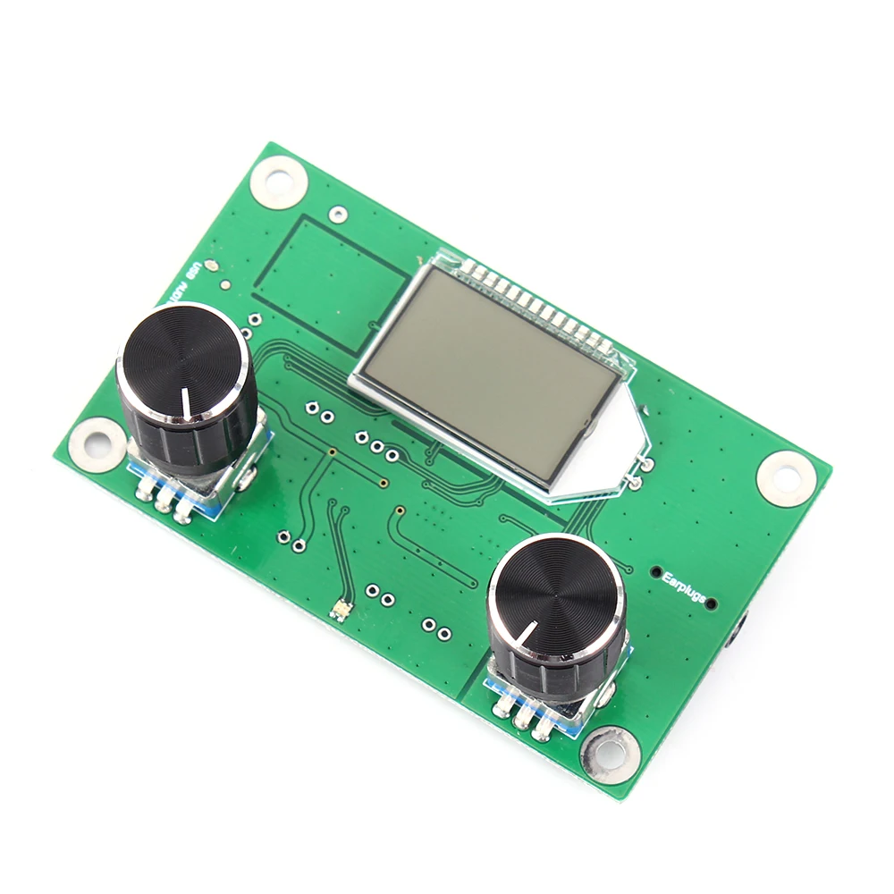 FM Radio Receiver Module LCD Display Frequency Modulation Stereo Radio Receiver Board PCB Circuit Board With Silencing 3-5V