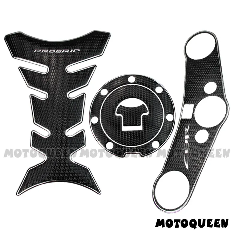 3D Motorcycle Tank Pad Plate Fork Protector Decals Stickers for Honda CBR 600RR CBR600RR F5 07 08 09 10 11 12 13 14 15 16 17