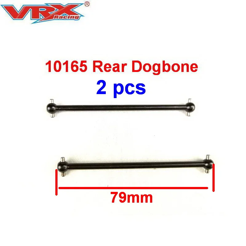 VRX 10165 Central Dongbone F 2pcs (Rear Dogbone) For  VRX Racing 1/10 Scale 4WD Rc Car Parts Remote Contol Toys Car Accessories