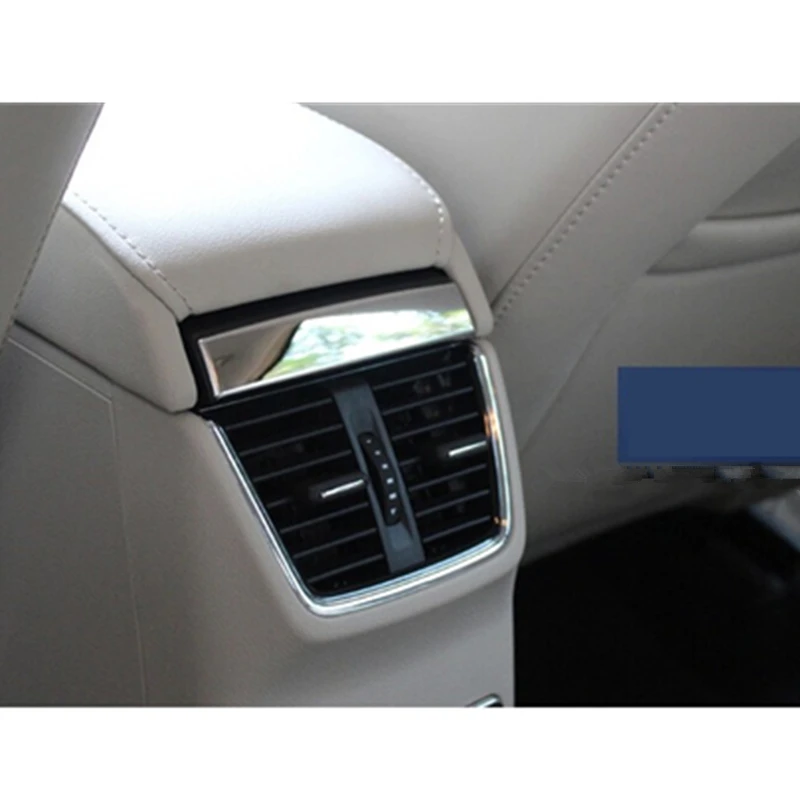 For Skoda Octavia A7 2015 2016 Stainless steel trim after light stick handrails box auto accessories 1pc